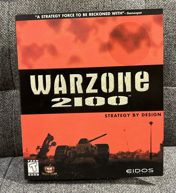 WarZone 2100 PC CD-ROM (1999) Win 95/98 Big Box Vintage