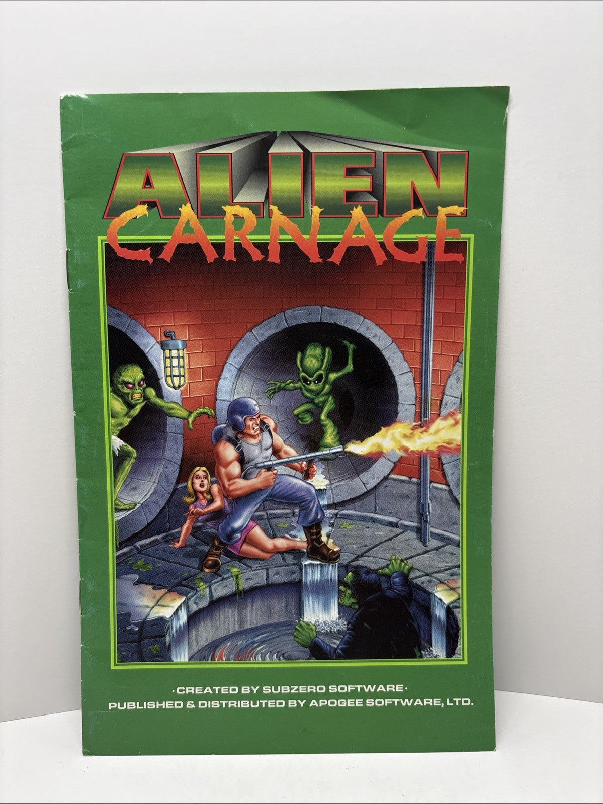 Alien Carnage • PC CD-ROM 1993 Apogee Software • Formgen Inc