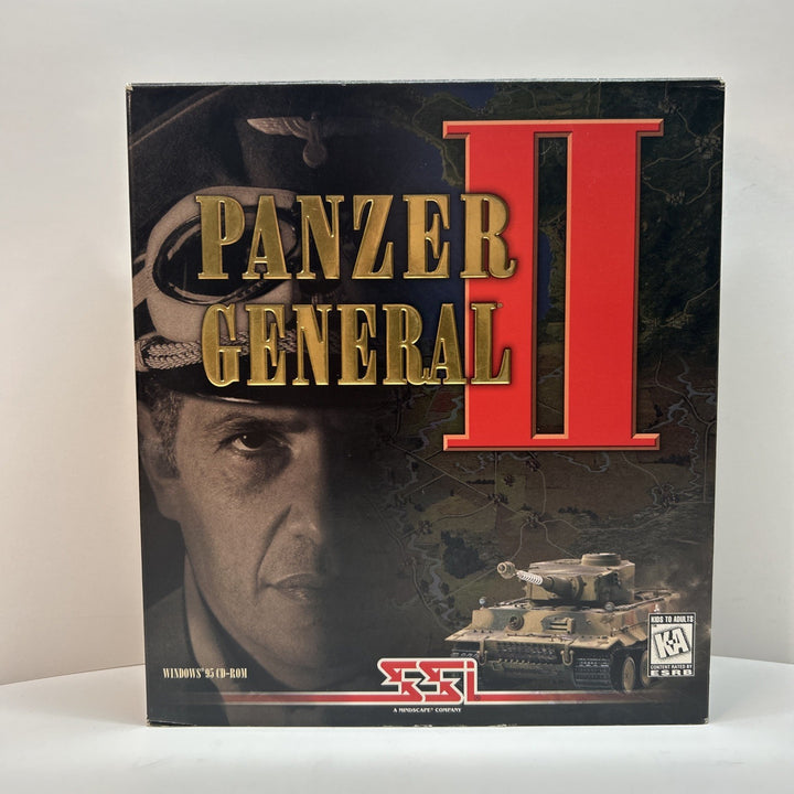 Panzer General II 2 PC CD-ROM Big Box Video Game 1997 Complete In Box