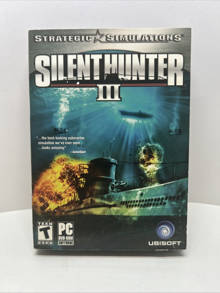Silent Hunter III (PC-DVD, 2005) - Complete