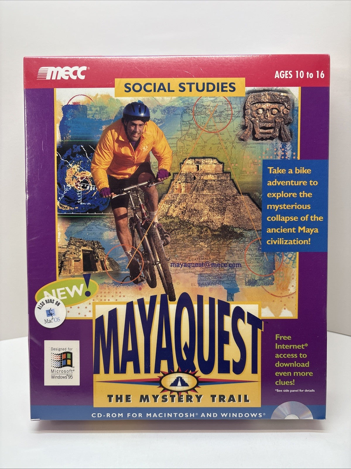 MayaQuest: The Mystery Trail PC/MAC CD-ROM 1995 - New Sealed