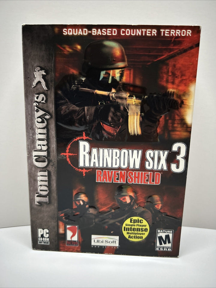 Tom Clancy's Rainbow Six 3: Raven Shield (PC CD, 2003)