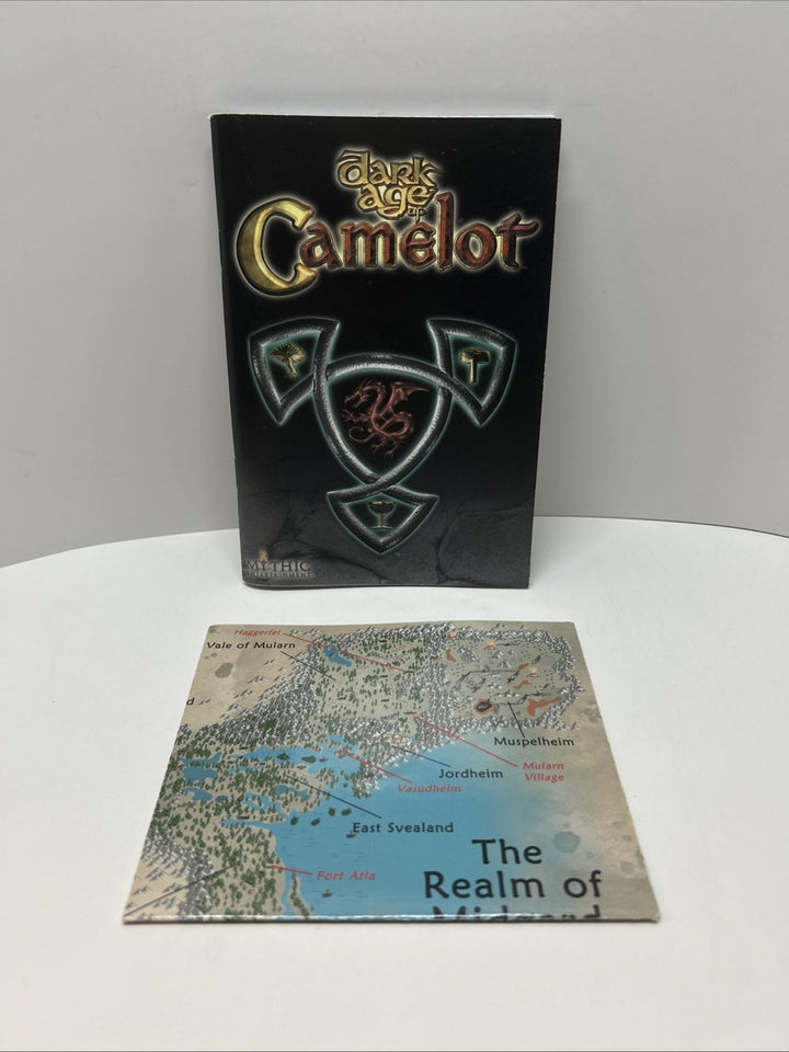Dark Age of Camelot PC Game - Small Format Manual And Map Only - No Game