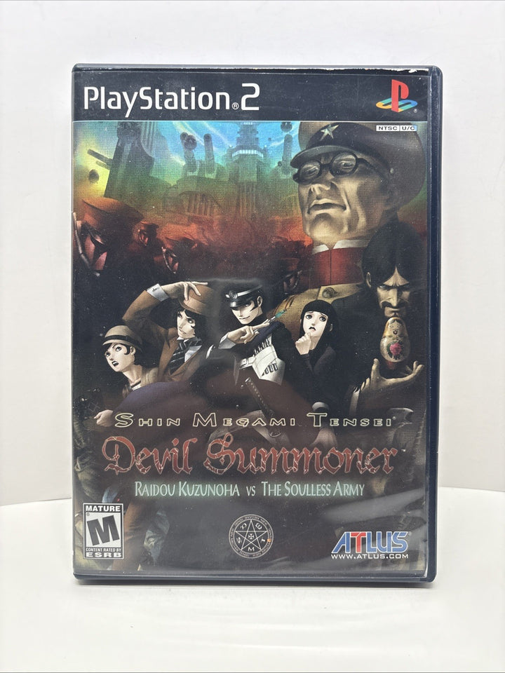 Shin Megami Tensei Devil Summoner: Raidou Kuzunoha vs The Soulless Army PS2 CIB