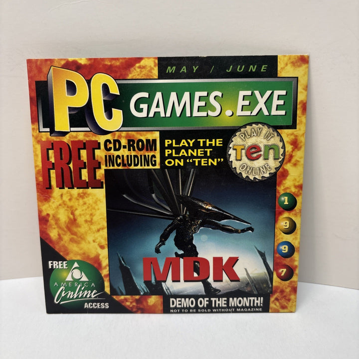 PC Games Magazine May/June 1997 MDK - Demo Disc Only