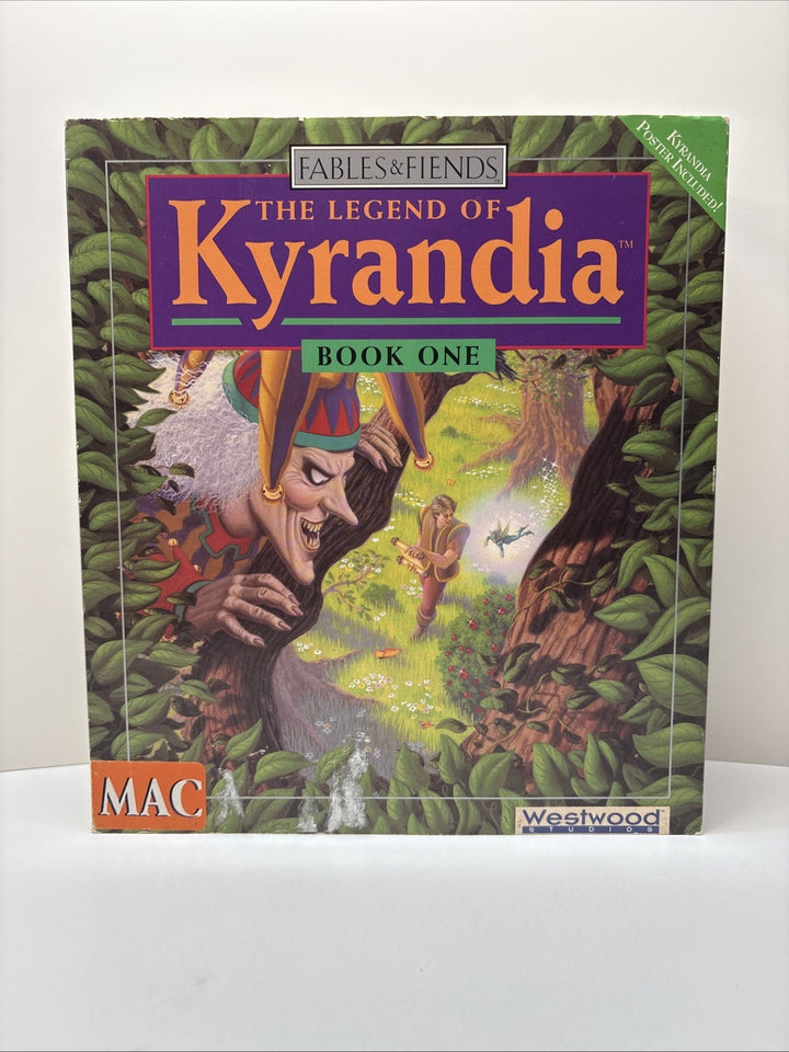 The Legend of Kyrandia Book One (1992) 3.5” Disks - Big Box - MAC Macintosh