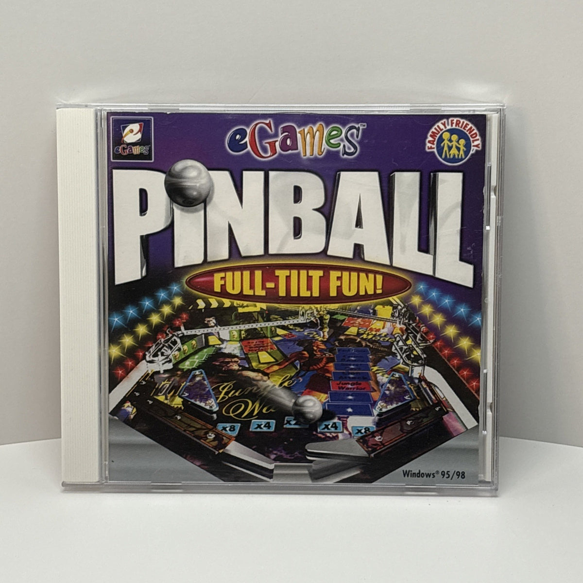 eGames Pinball Full Tilt Fun! (PC, 2001) Windows 95/98