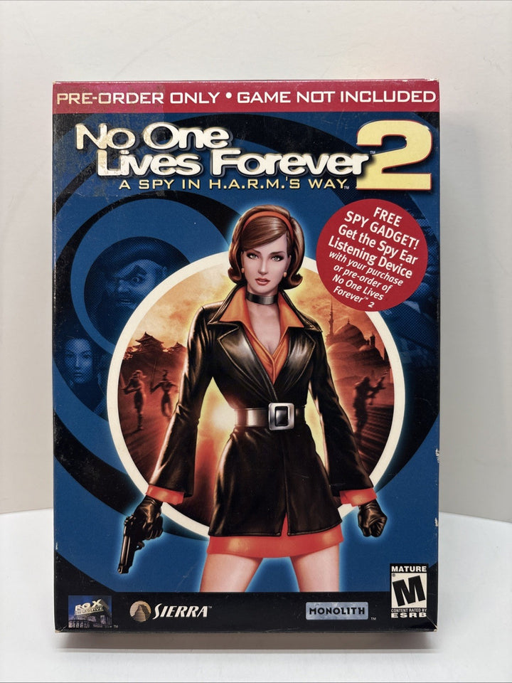 No One Lives Forever 2 Pre Order Only Promo - Include Sealed Spy Gadget- No Game
