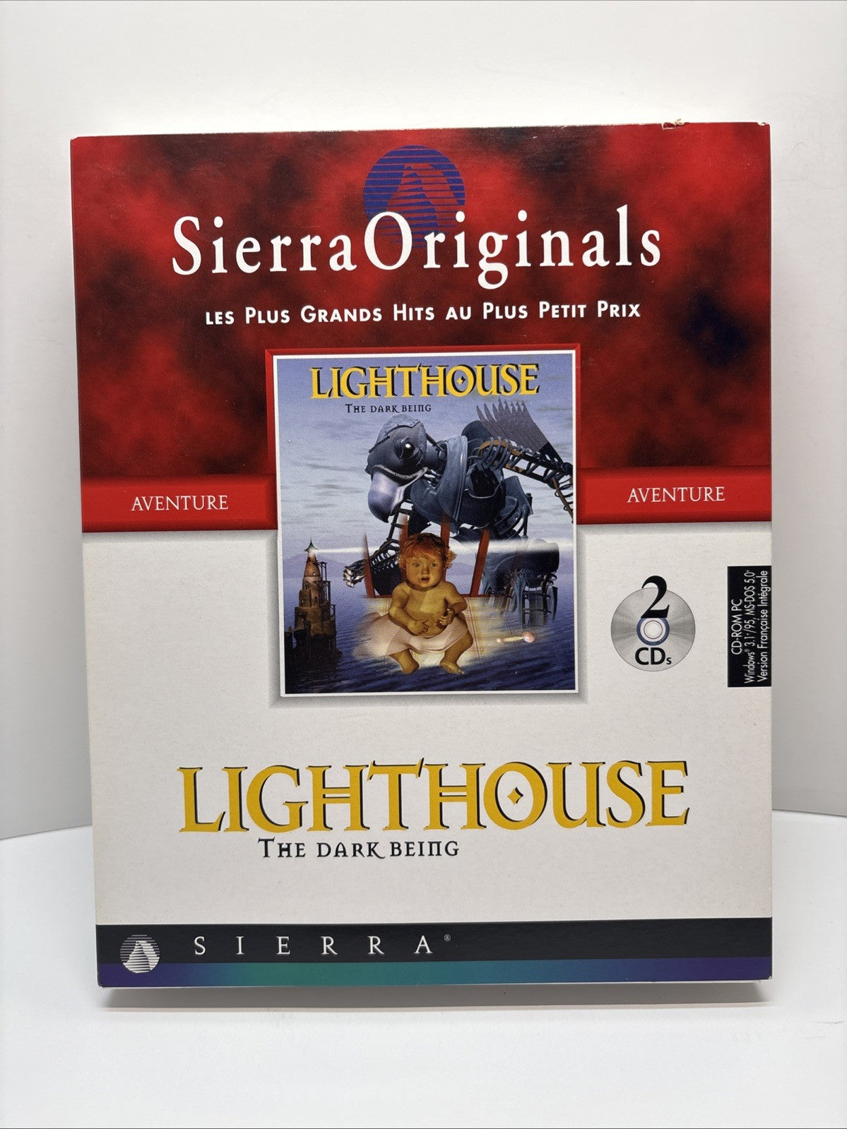 Lighthouse The Dark Being (1996) Big Box PC 2 CD-ROM - Sierra Originals - French