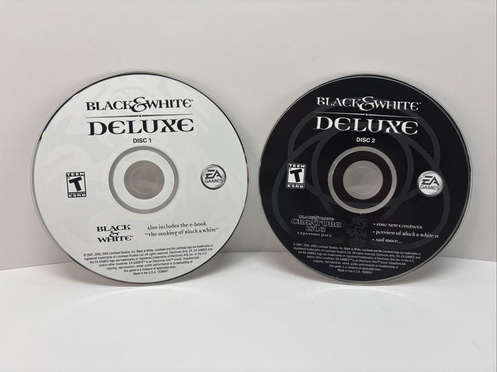 Black & White Deluxe (2002) Includes Creature Isle - Discs Only (2)