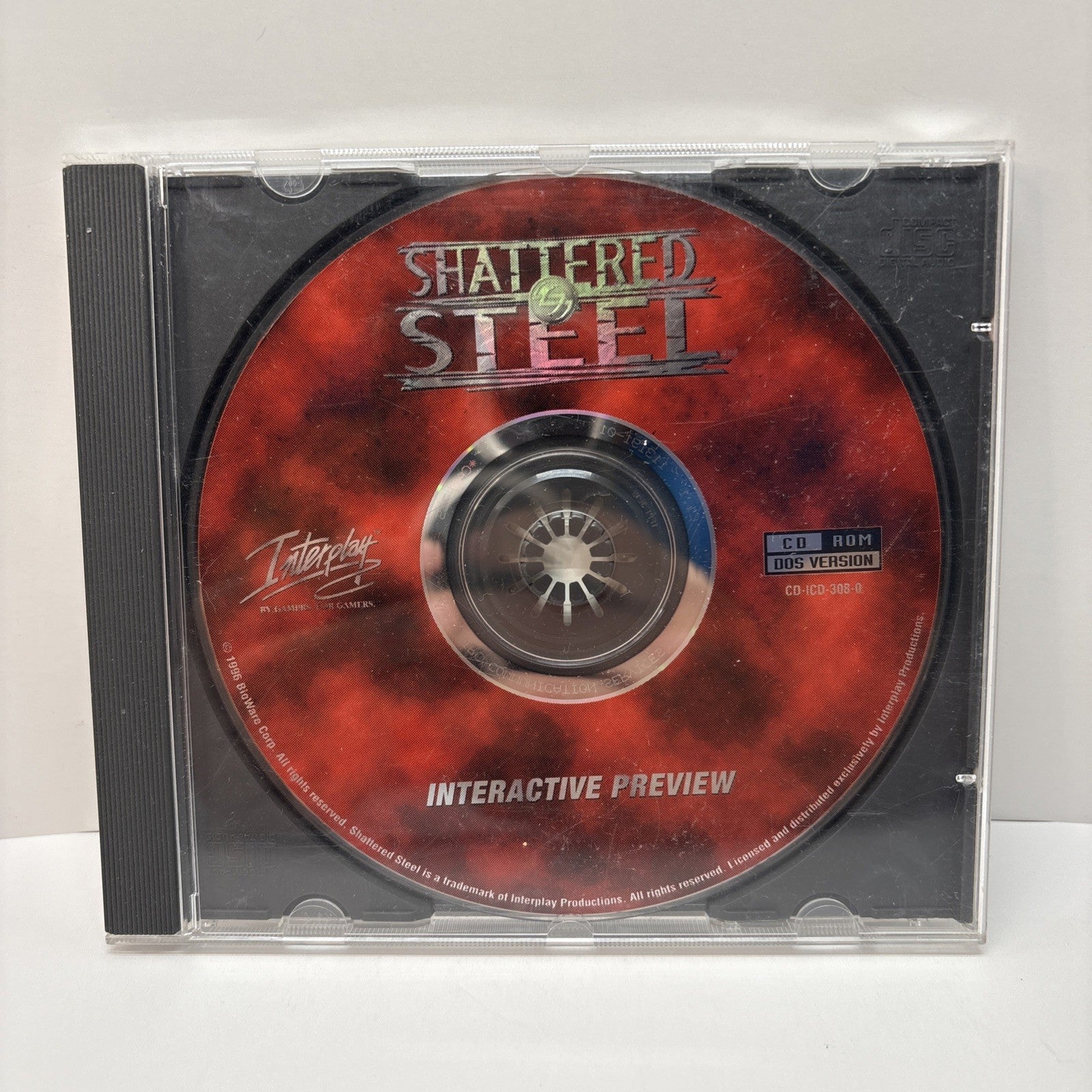 Shattered Steel Interactive Preview (1996) PC CD-ROM - Mint Disc