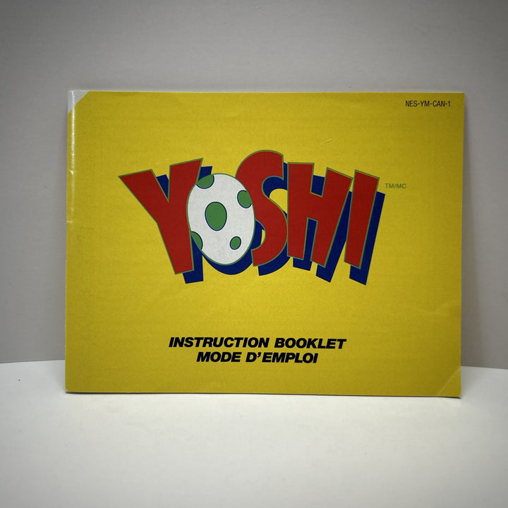 Yoshi (Nintendo NES) *INSTRUCTION MANUAL ONLY - NO GAME*
