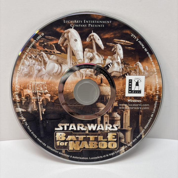 Star Wars: Battle for Naboo (PC, 2001) PC Game Video Game