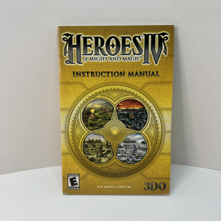 Heroes of Might and Magic IV PC CD-ROM Manual Only