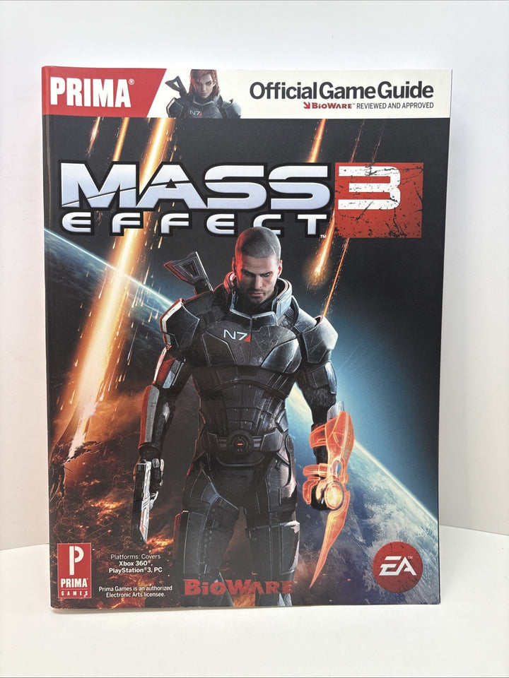 Mass Effect 3 Prima Official Strategy Player's Game Guide Xbox 360 PS3 PC