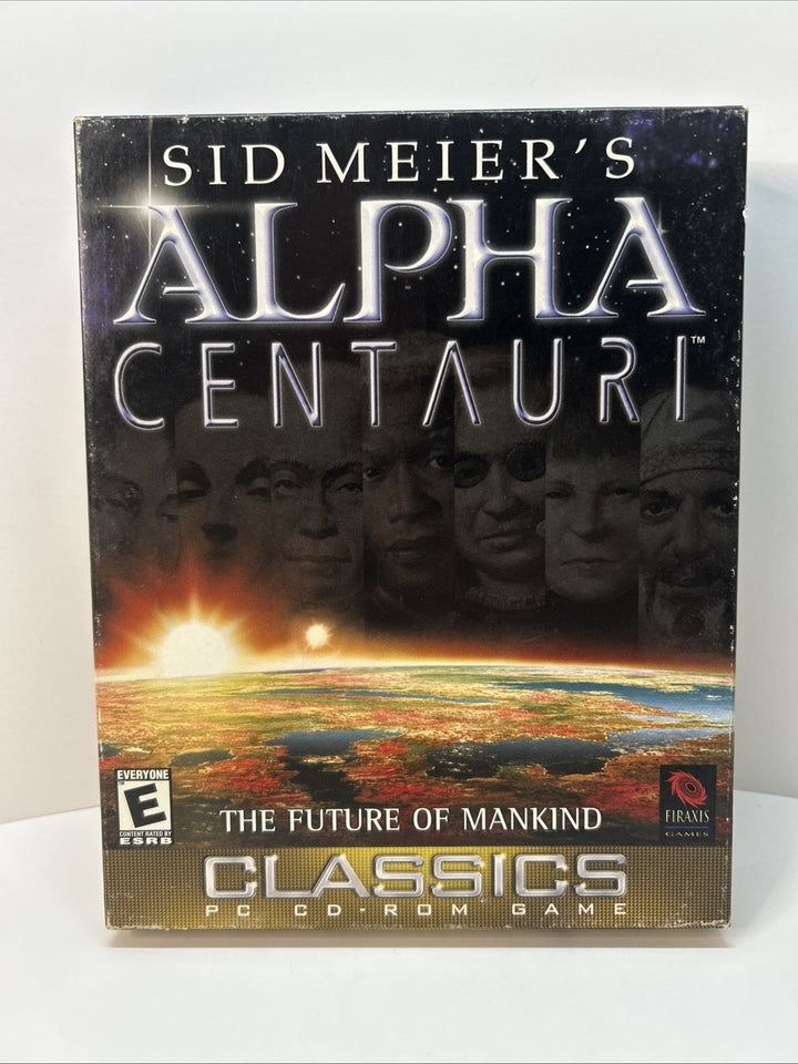 Sid Meier's Alpha Centauri Classics PC 2000 Big Box PC Game