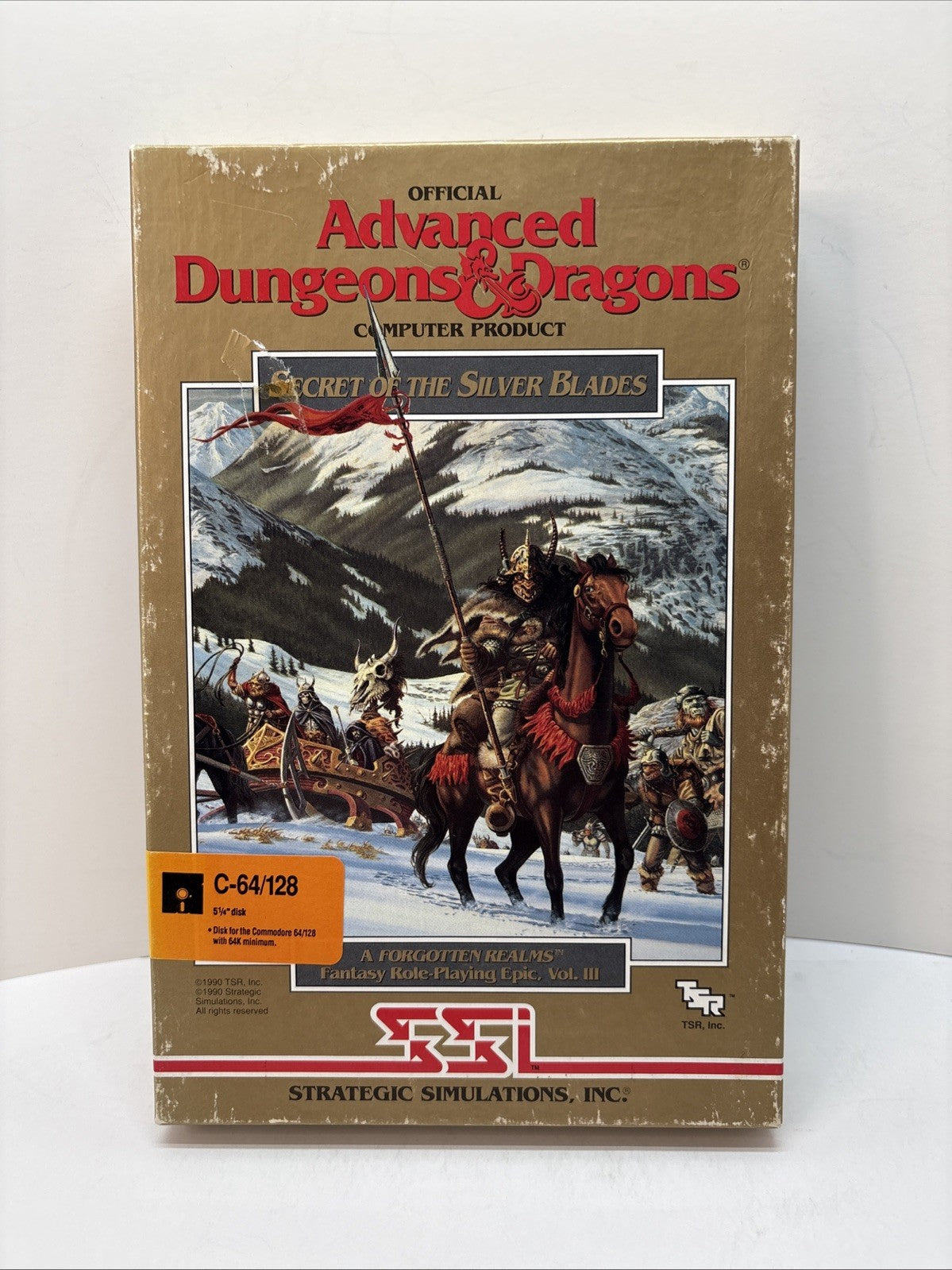 Advanced Dungeons & Dragons SECRET OF THE SILVER BLADES – C64/128