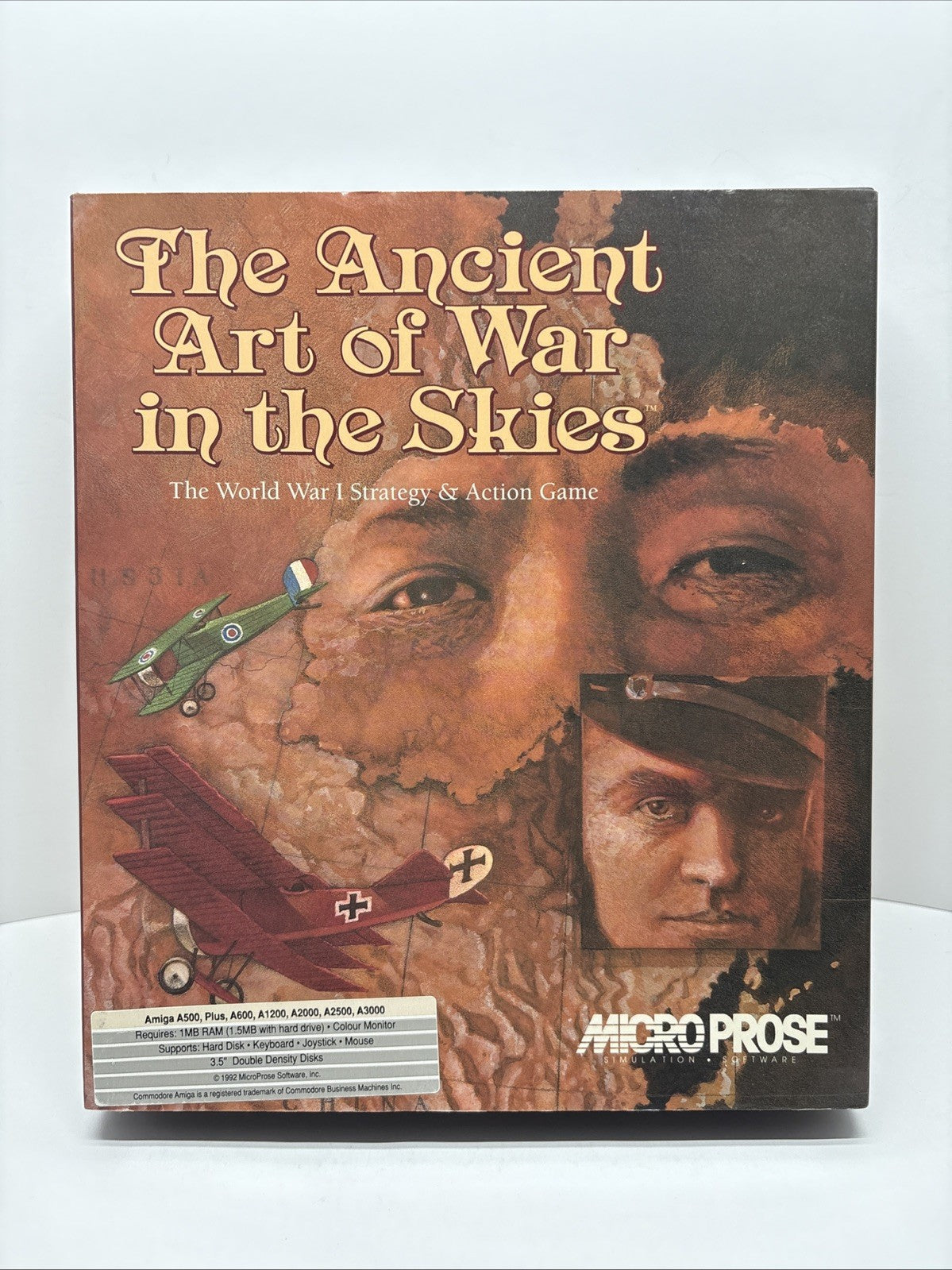 The Ancient Art of War In The Skies (1992) Amiga by Micro Prose - Big Box