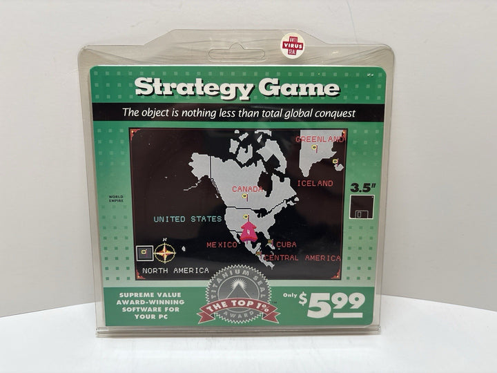 World Empire (PC, 3.5” Disk) Titanium Seal Blister Pack Complete – Strategy