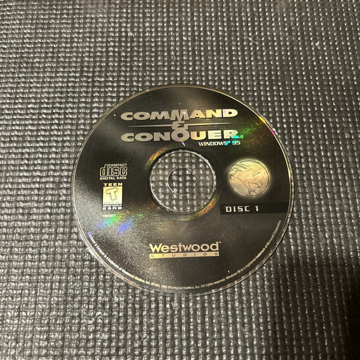 Command & Conquer (PC, 1998) Windows 95 Disc 1 Only (replace Your Lost Disc)