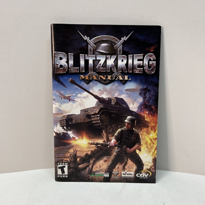 Blitzkrieg Attack is the only Defence PC - Manual Only