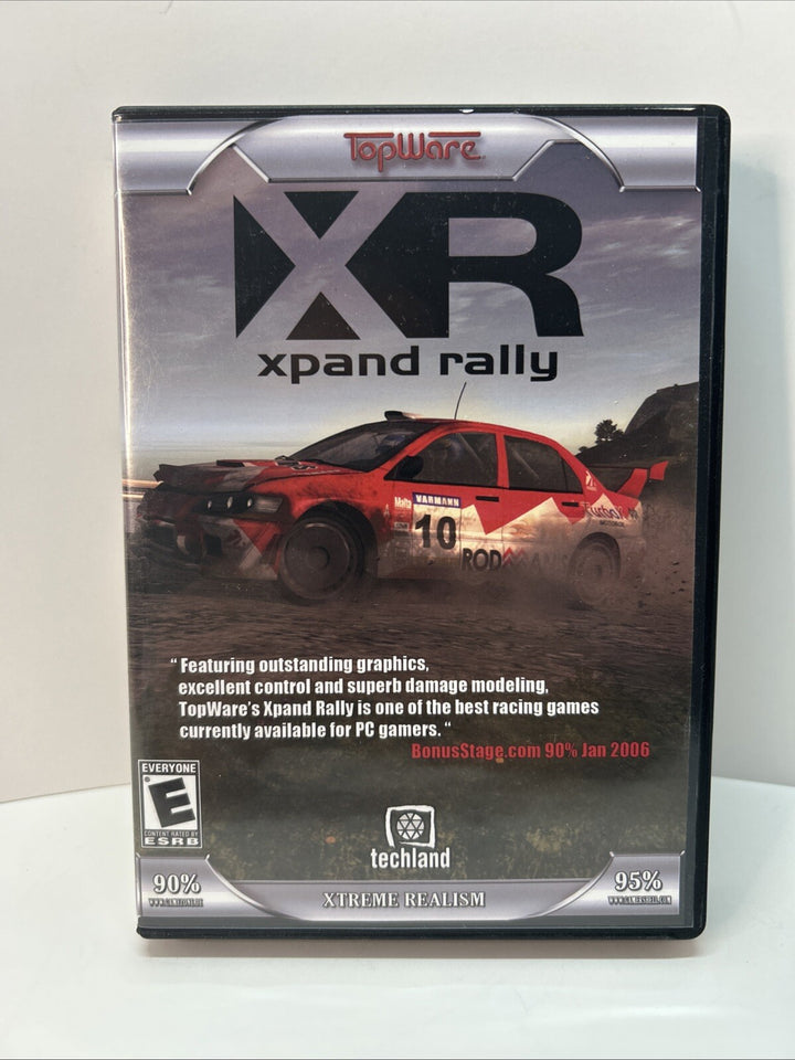 XR Xpand Rally PC CD race outdoor dirt track off-road courses car racing game!