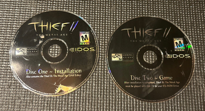 Thief II: The Metal Age (PC, 2000) tested 2 discs (discs Only)