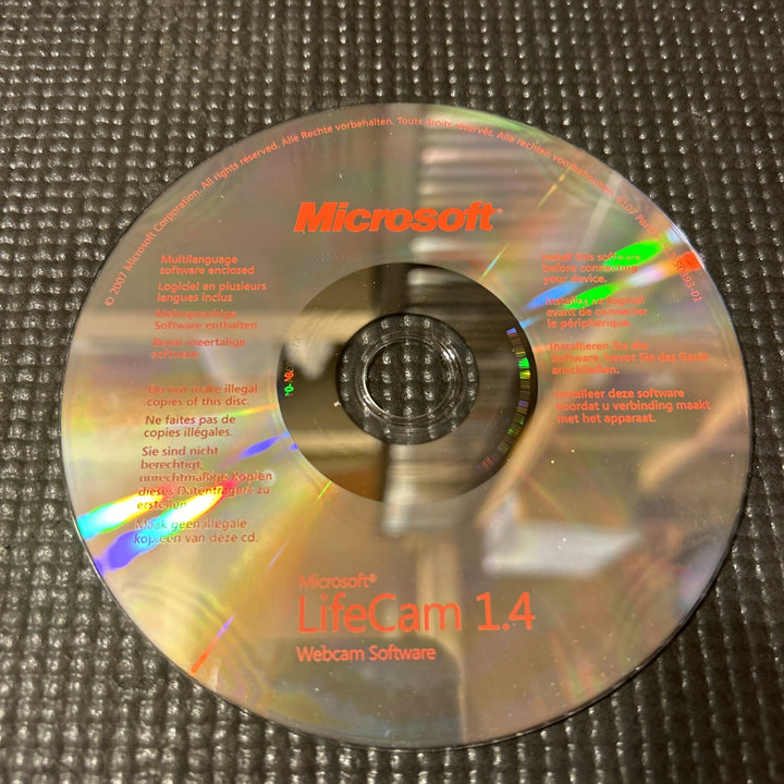 Microsoft LifeCam Software Installation CD