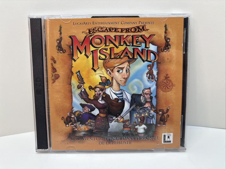 ESCAPE FROM MONKEY ISLAND PC CD-ROM 2-DISC  2000 LUCASARTS - French Français