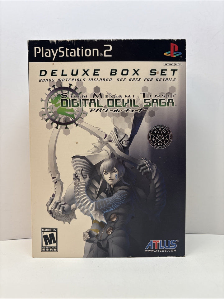 Shin Megami Tensei: Devil Saga 1 & 2 Deluxe Box Set Playstation 2 PS2 Complete