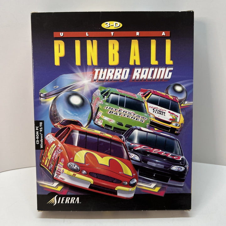 3D Ultra Pinball - NASCAR Turbo Racing (1998) - PC Video Game  BIG BOX  - French