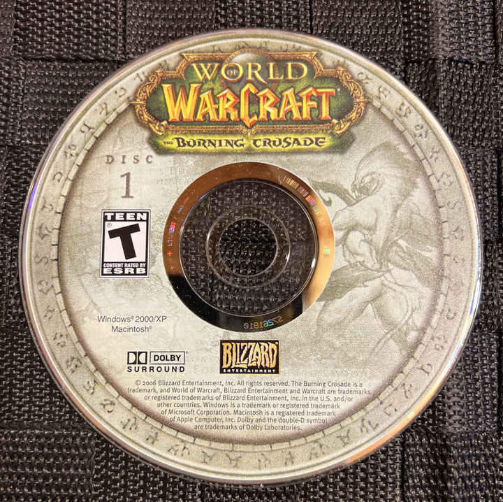 World of Warcraft Burning Crusade Disc 1 - Computer PC Windows - Disc Only