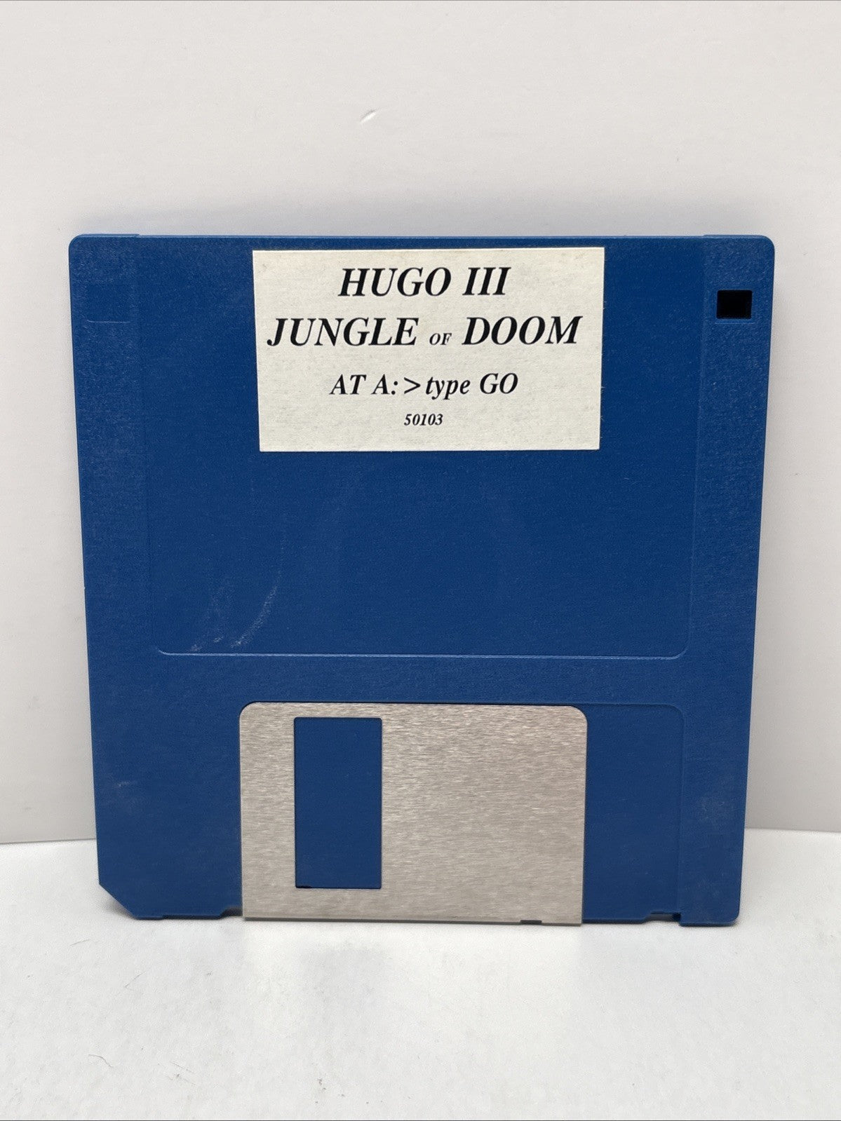 Hugo III Jungle of Doom DOS PC Game 3.5” Floppy Disk Vintage IBM