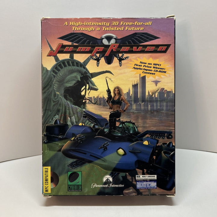 Jump Raven IBM-PC Big Box Game 1994 Cyberflix Used