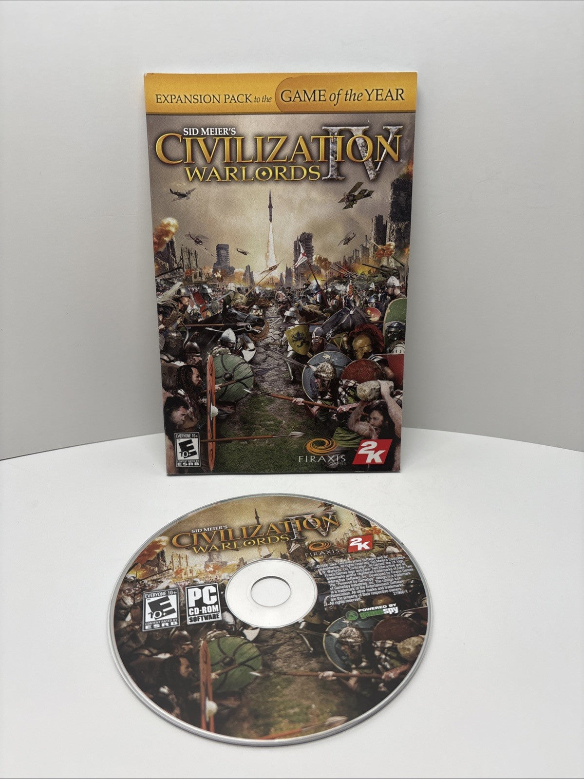 Sid Meier's Civilization IV: Warlords (PC, 2006) Disc And Manual Only