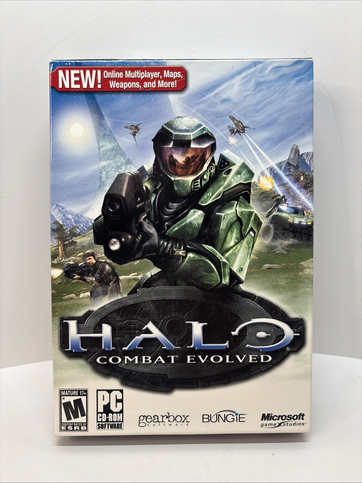 Halo Combat Evolved PC CD ROM Bungie Microsoft Gearbox  2003 CIB With Key