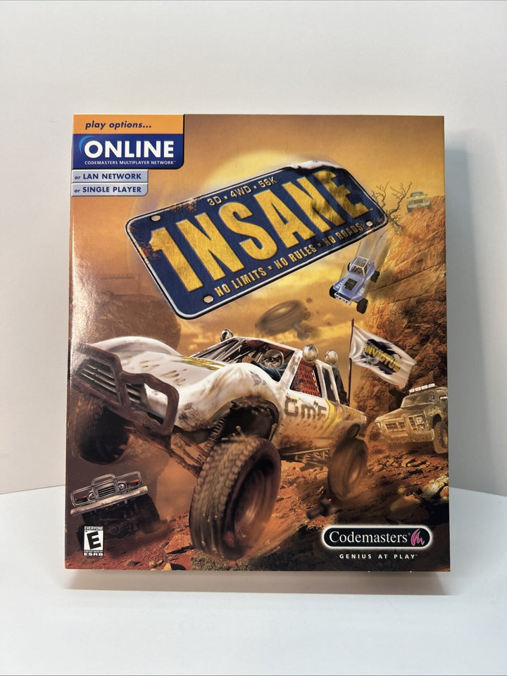 Insane PC Windows - Big Box - Rally Off-Road Codemasters 1Nsane