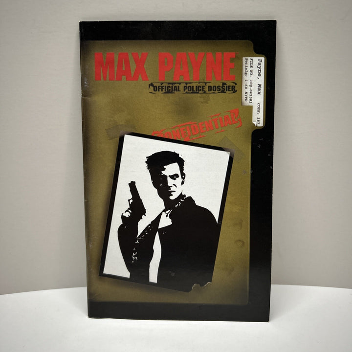 Max Payne - Official Police Dossier / Confidential - PC Manual Only Original