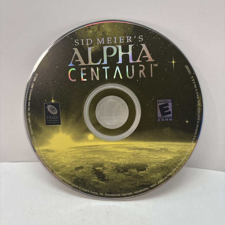 Sid Meier's Alpha Centauri (PC CD-ROM, 1999) Disc Only