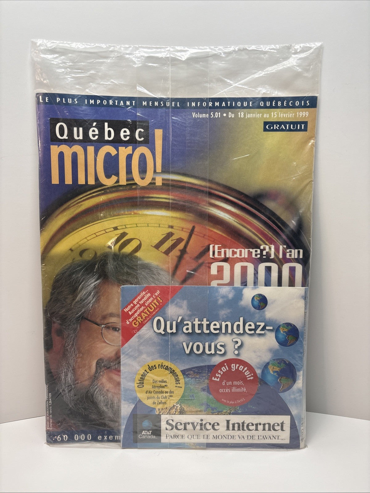 Québec Micro! Magazine Vol 5.01 Janvier 1999 An 2000 Y2K Informatique - Sealed