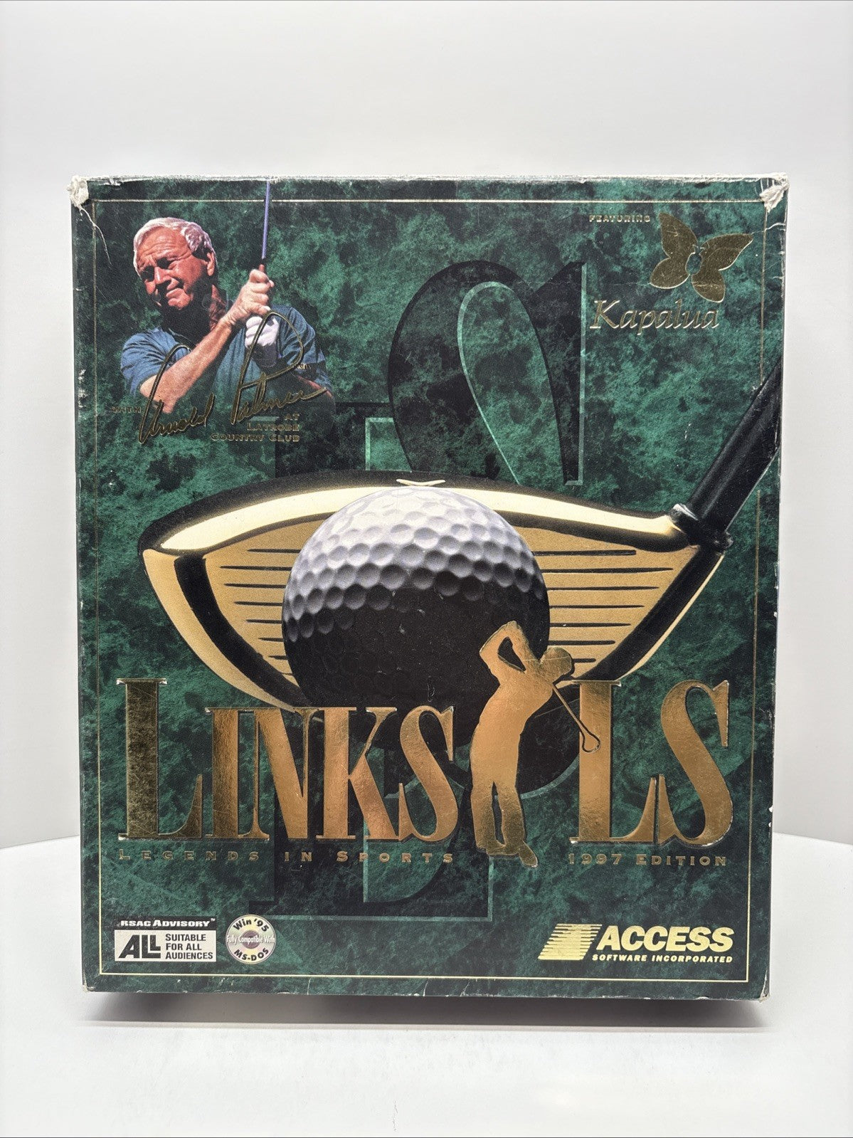 LINKS LS Legends in Sports '97 - Arnold Palmer PC CD-ROM Big Box