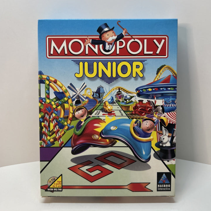 Monopoly Junior Jr PC CD-ROM 1999 - Big Box Hasbro Interactive - French Français