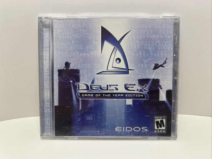 Deus Ex Game Of The Year Edition Pc Cd-rom - One Disc Version - Tested See Pics