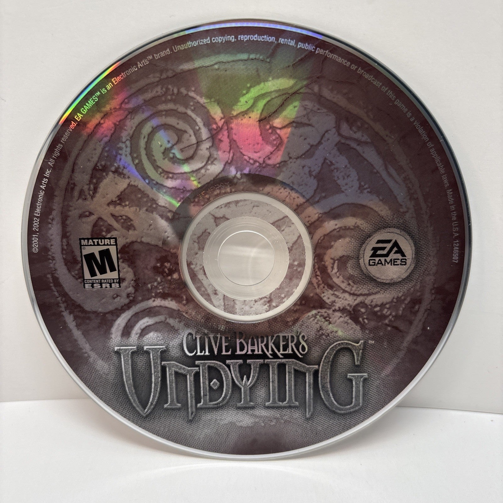 Clive Barker's Undying (2001) EA Games - Disc Only