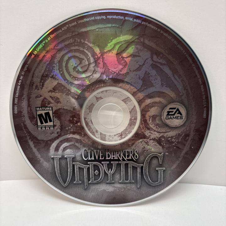 Clive Barker's Undying (2001) EA Games - Disc Only