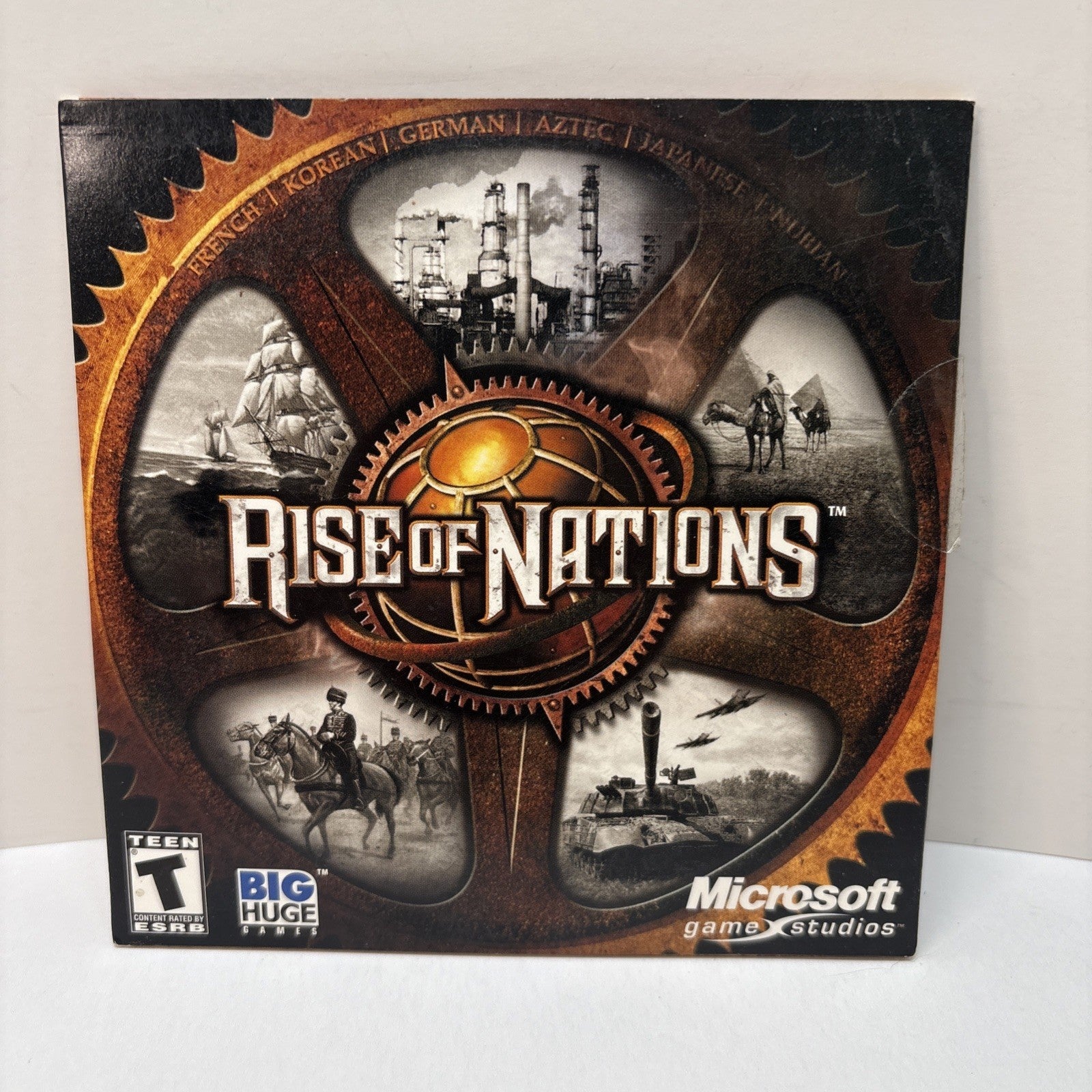 Rise of Nations (PC Game CD-ROM) World Strategy Windows XP/2000/98