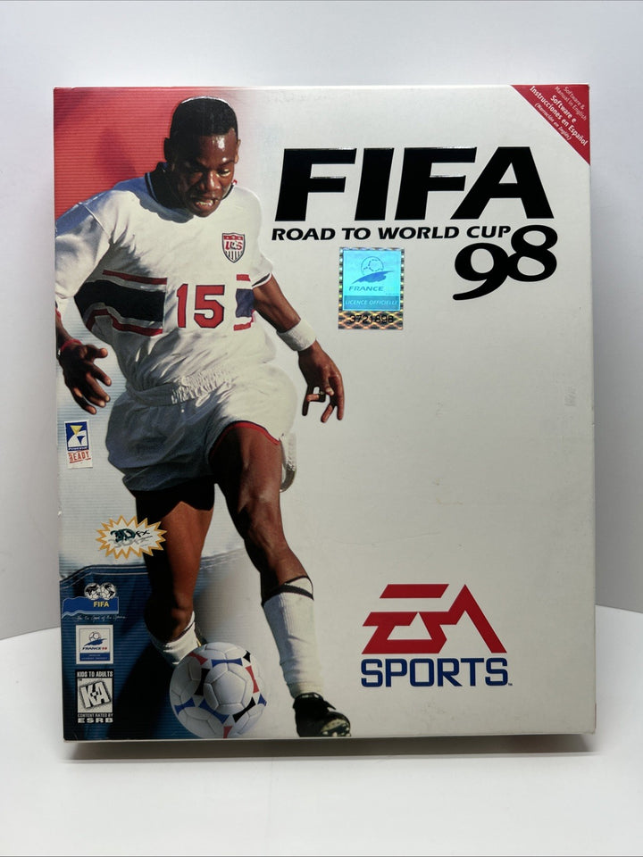 FIFA Road To World Cup 98 (1997) - PC Game - Big Box - Sealed Content See Pics