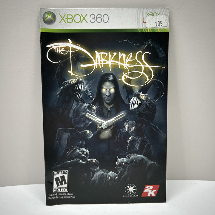 (Manual Only) The Darkness - Microsoft Xbox 360 Authentic Instruction Booklet