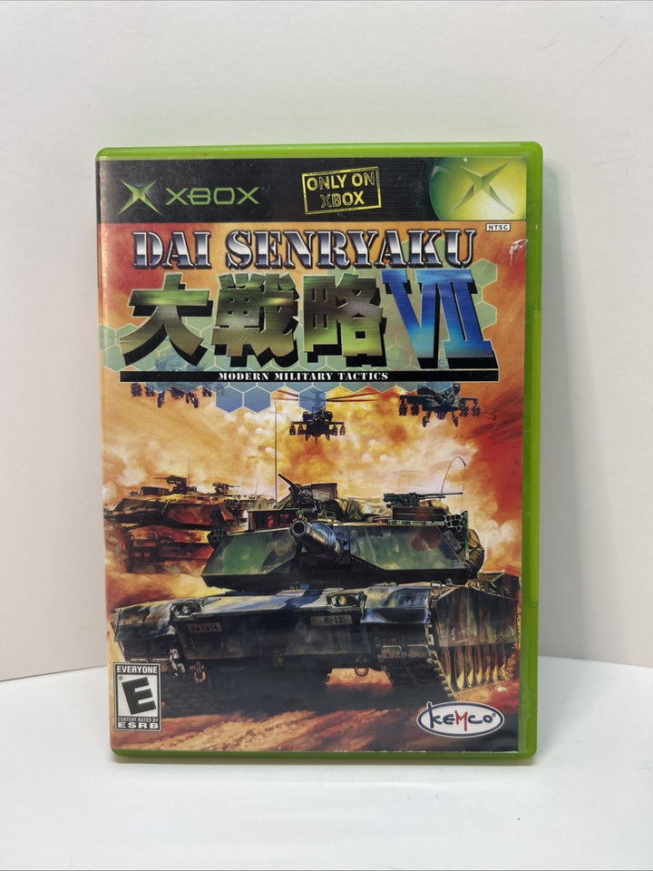 Dai Senryaku VII: Modern Military Tactics (Microsoft Xbox, 2005) COMPLETE