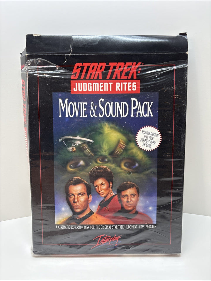 Star Trek: Judgement Rites - Movie & Sound Pack ADD ON Interplay 1994 - Big Box